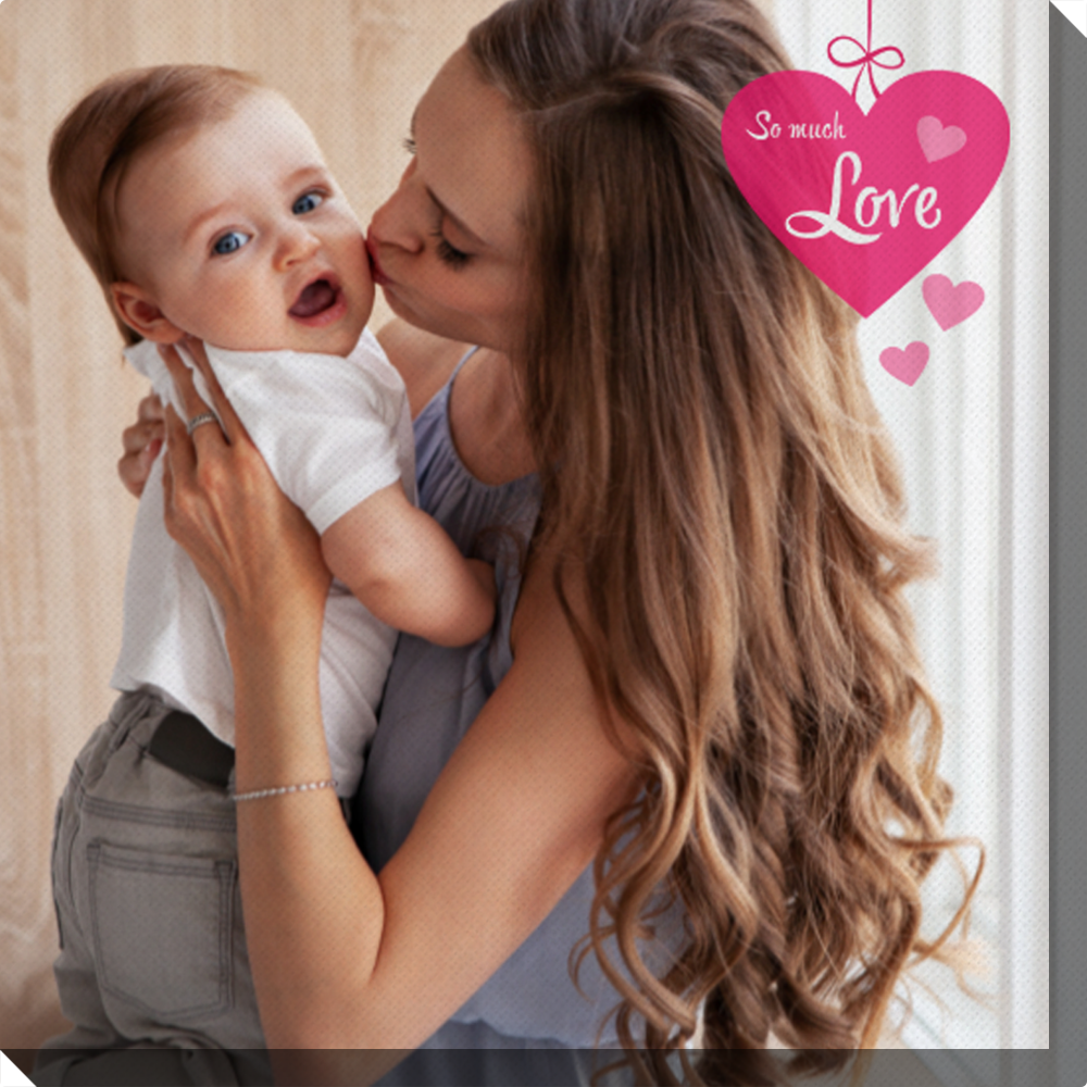 Fotoleinwand So viel Liebe