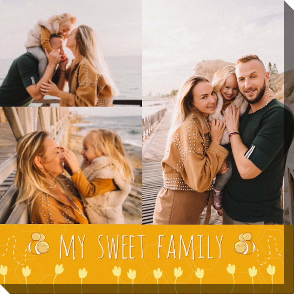 Fotoleinwand Sweet Family