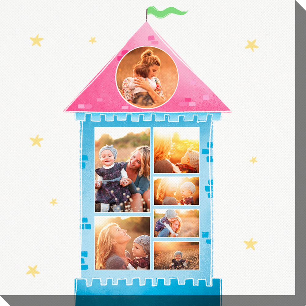 Fotoleinwand Puppenhaus