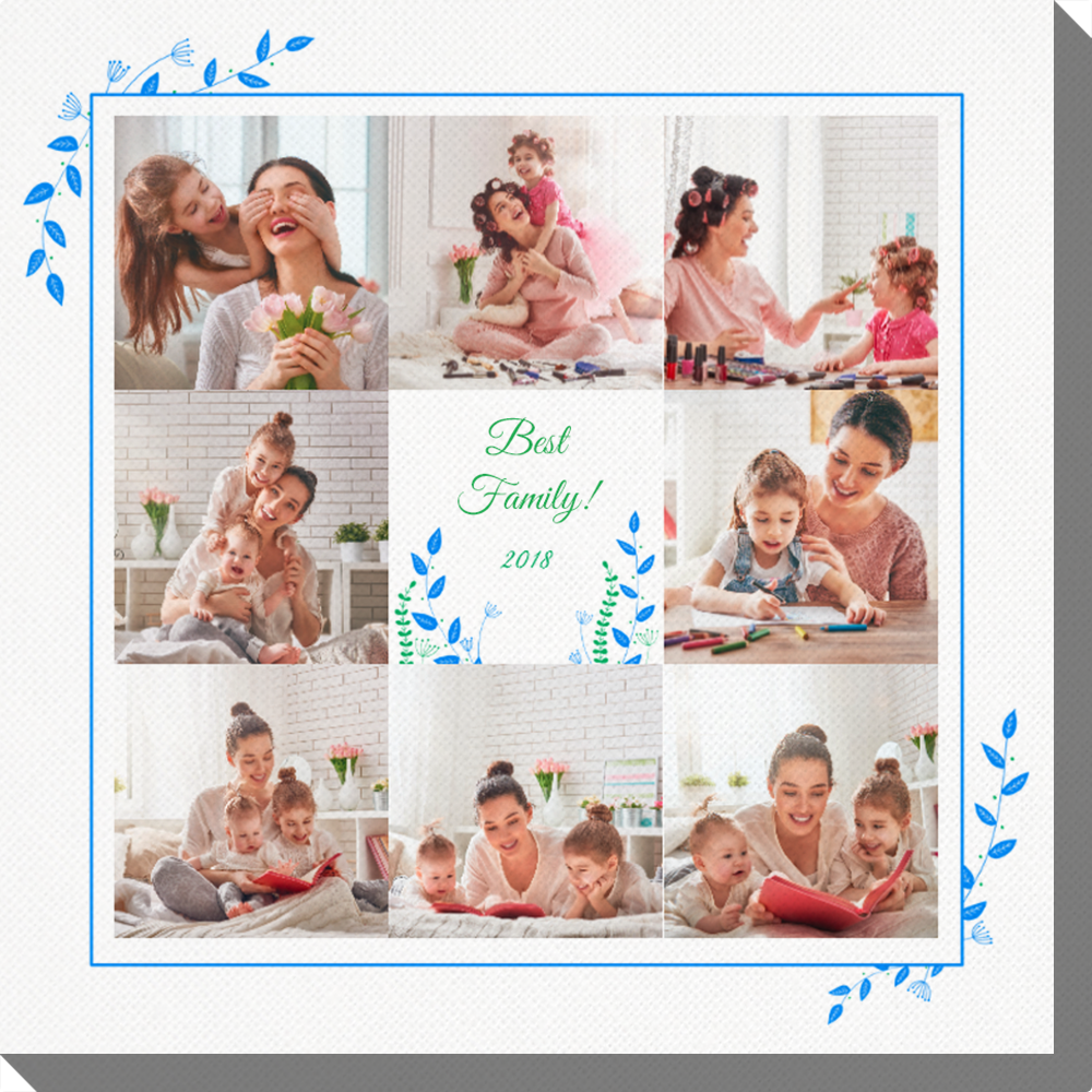 Fotoleinwand Fotocollage