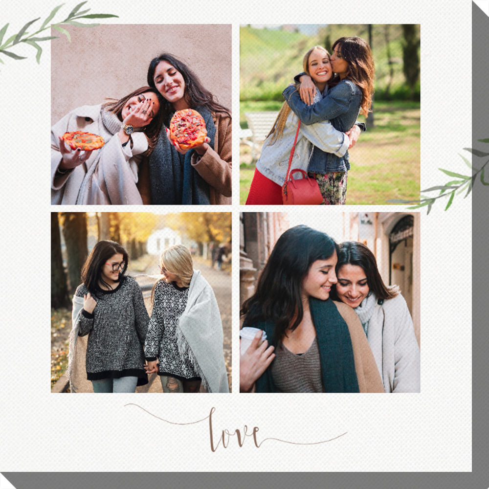 Fotoleinwand Für die Freundin