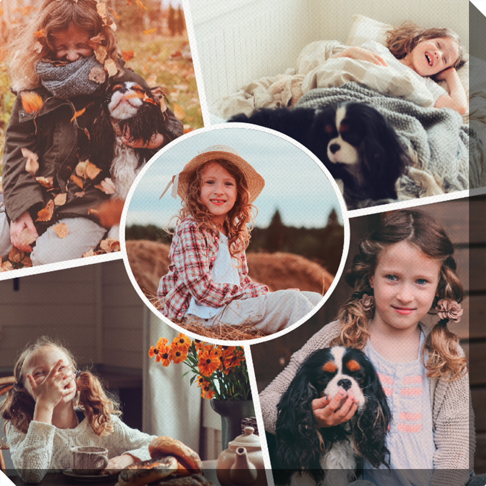 Fotoleinwand Collage