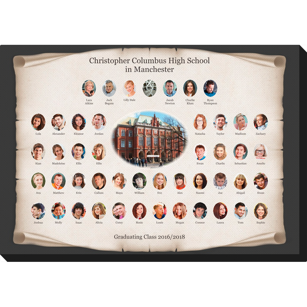 Fotoleinwand Schulleinwand Papyrus