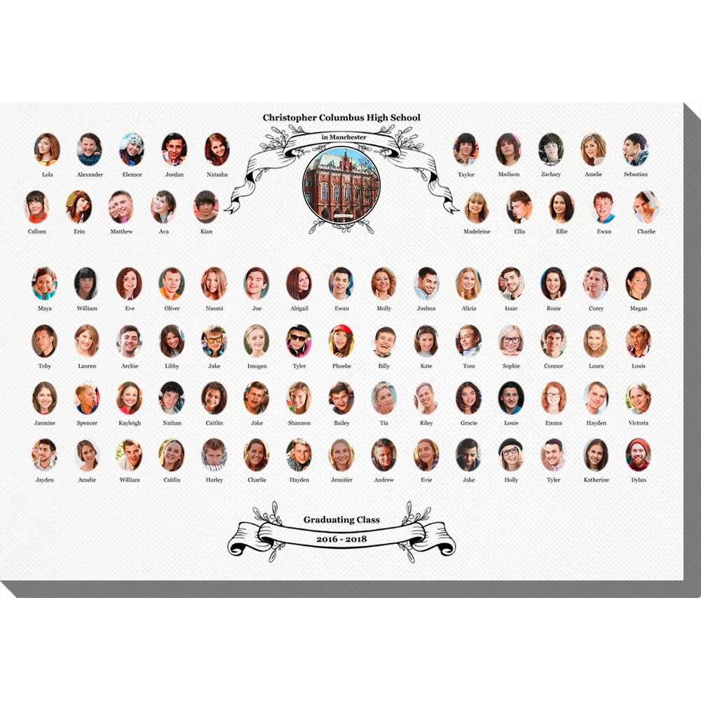 Fotoleinwand Schulleinwand Klassik