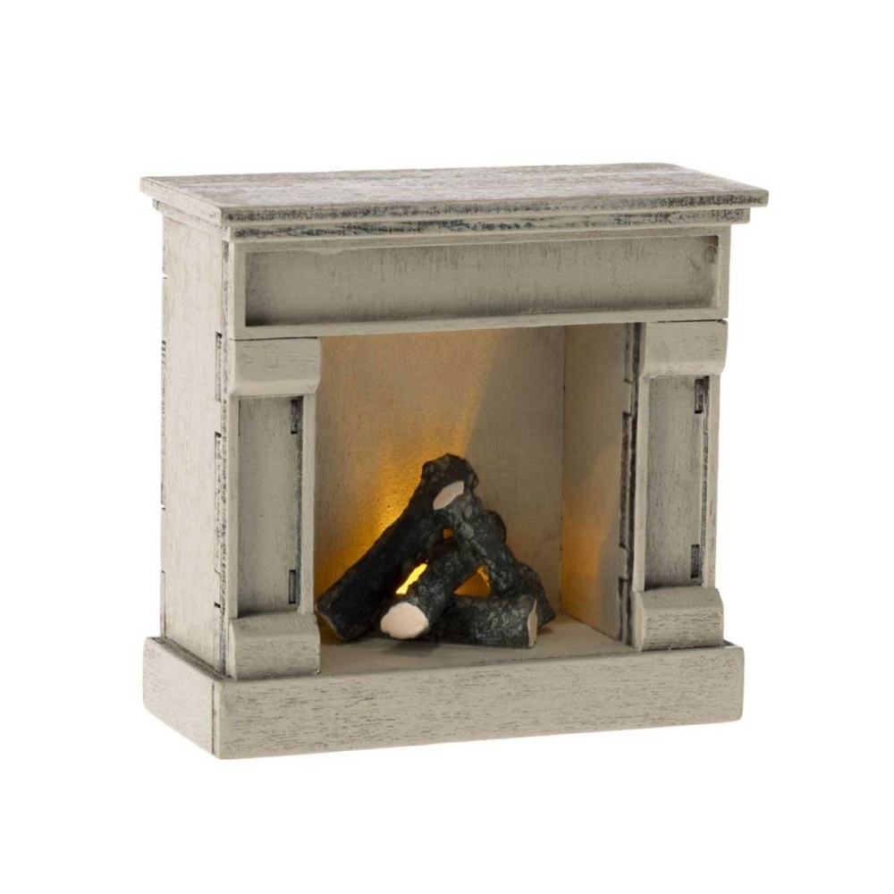 Maileg KAMIN für's Mäusehaus, naturweiss