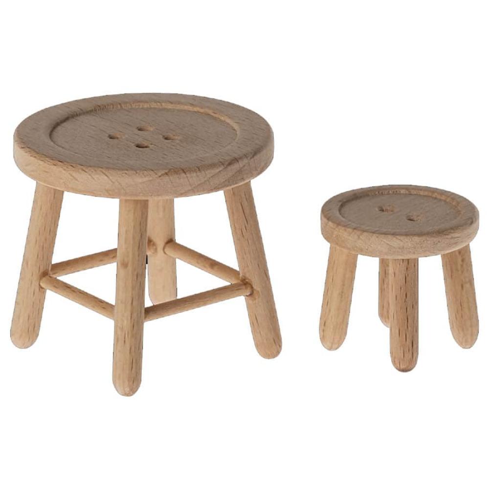 Maileg Set Tisch & Hocker für die Mäuse