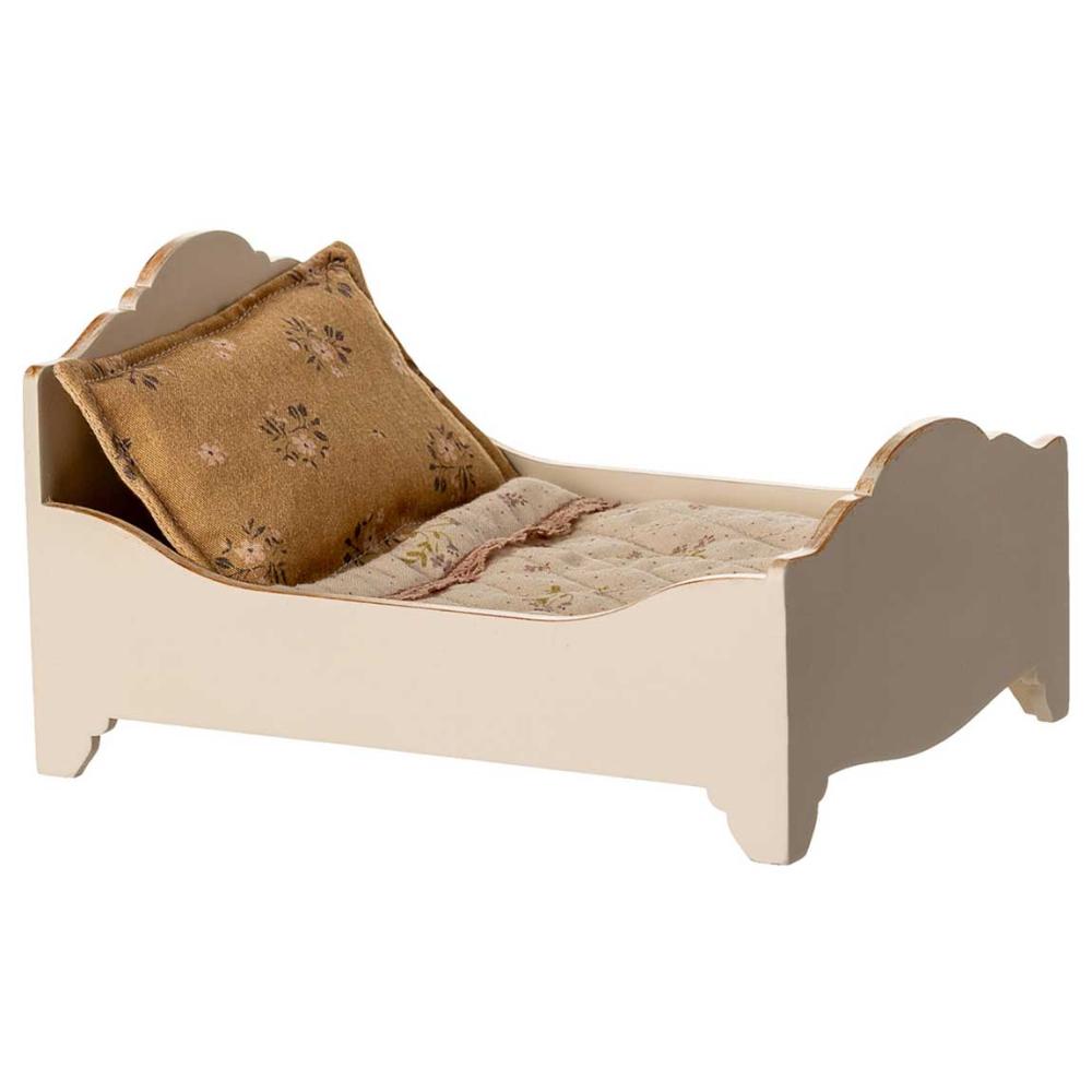 Maileg Maus Bett Holz creme