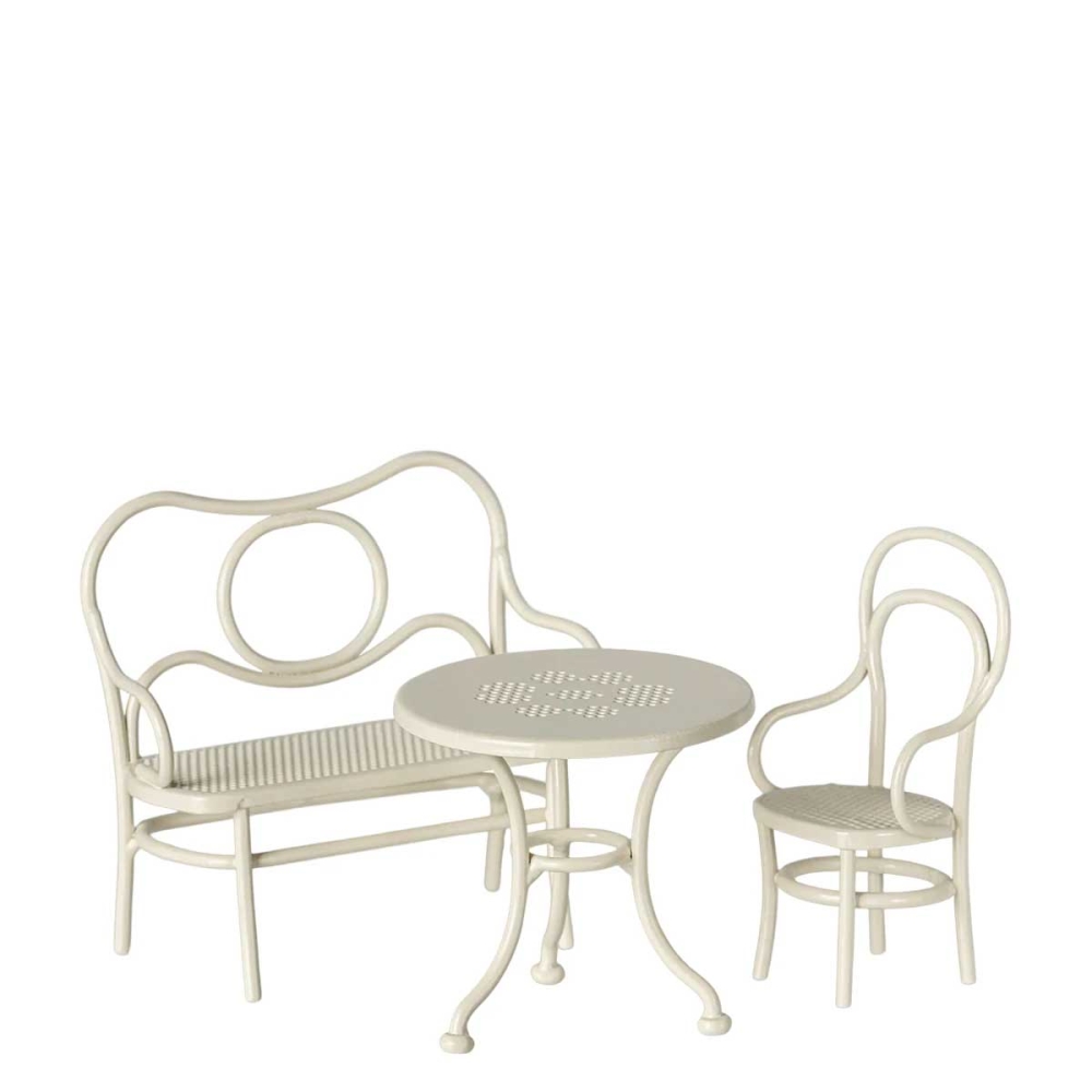 Maileg Cafe-Set Maus creme