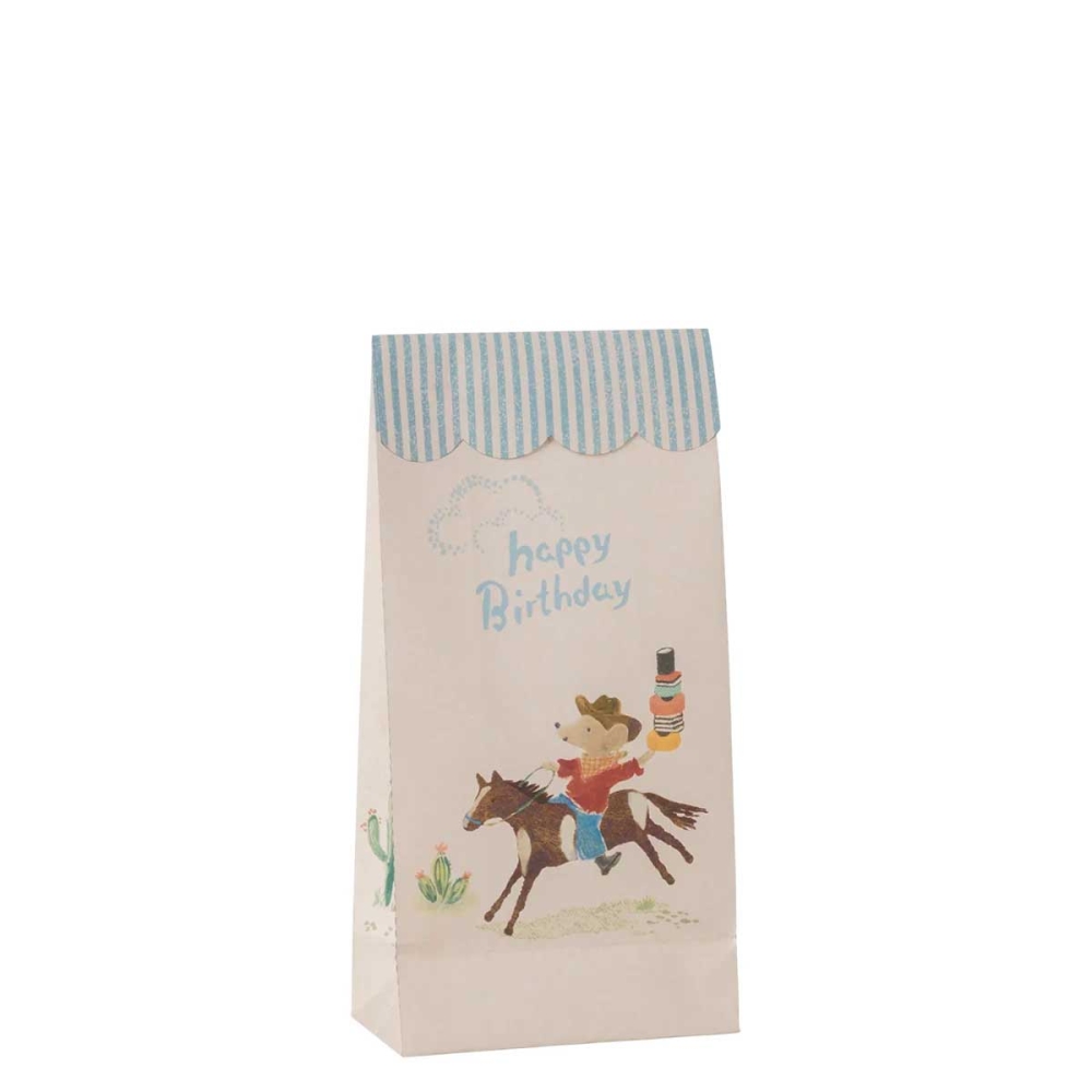 Maileg Goodie Bag – Happy Birthday - Cowboy 12 Stück