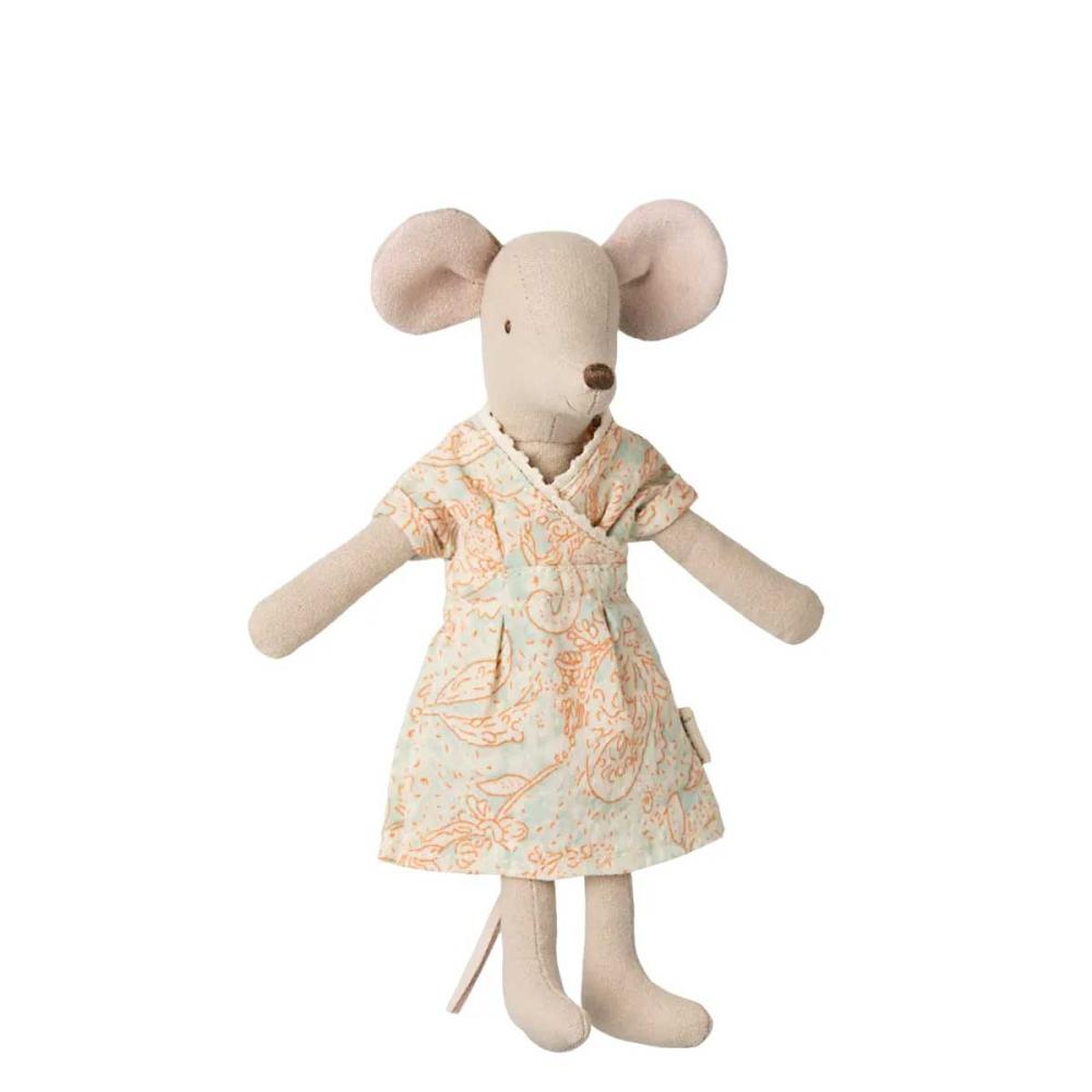 Maileg Mama Maus im leichten Kleid
