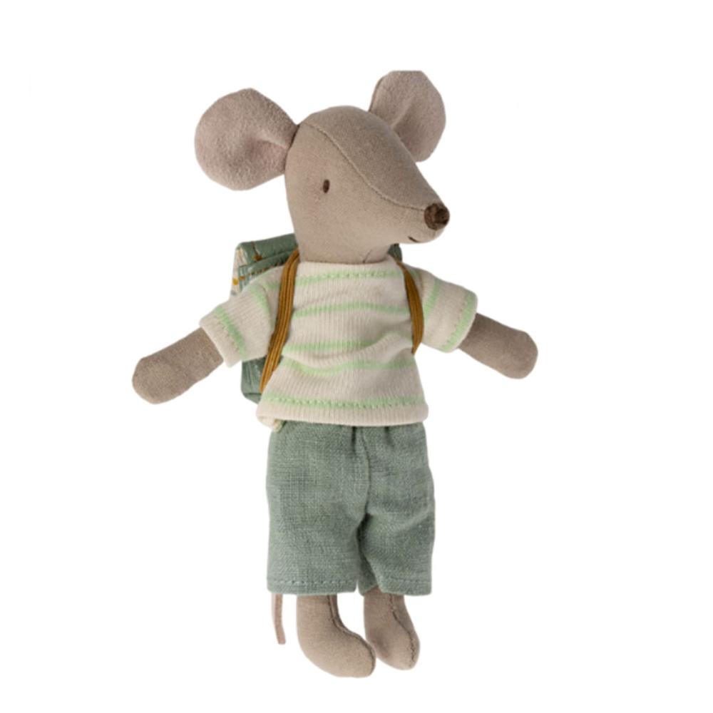 Maileg DREIRAD MAUS großer Bruder, türkis- grün