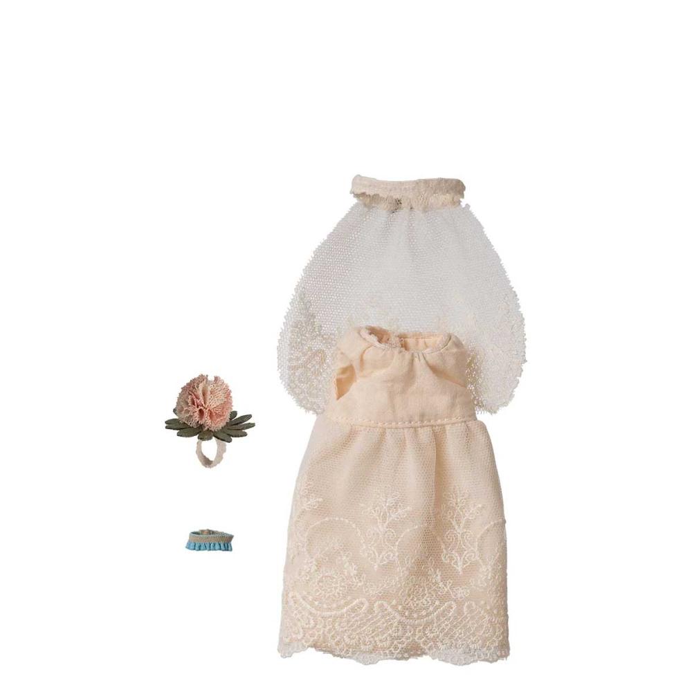 Maileg Hochzeitskleid Mama Maus