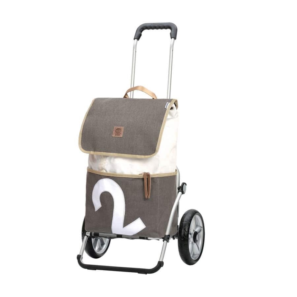 Andersen Shopper Royal mit Segeltuchtasche Mole grau von 360°