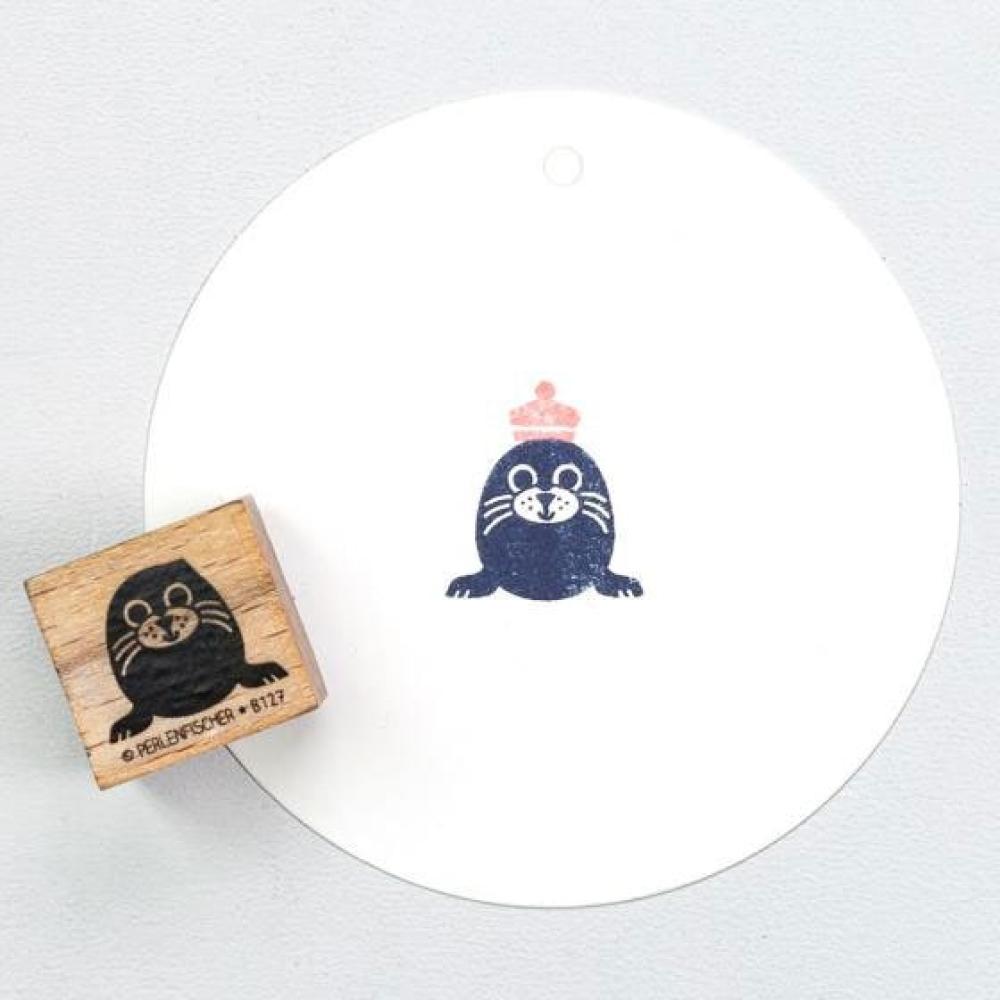 Perlenfischer Stempel Tiere: ROBBENBABY