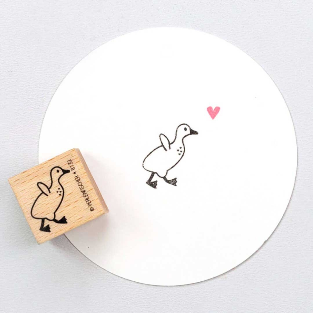 Perlenfischer Stempel Tiere: GÄNSEKÜKEN 2