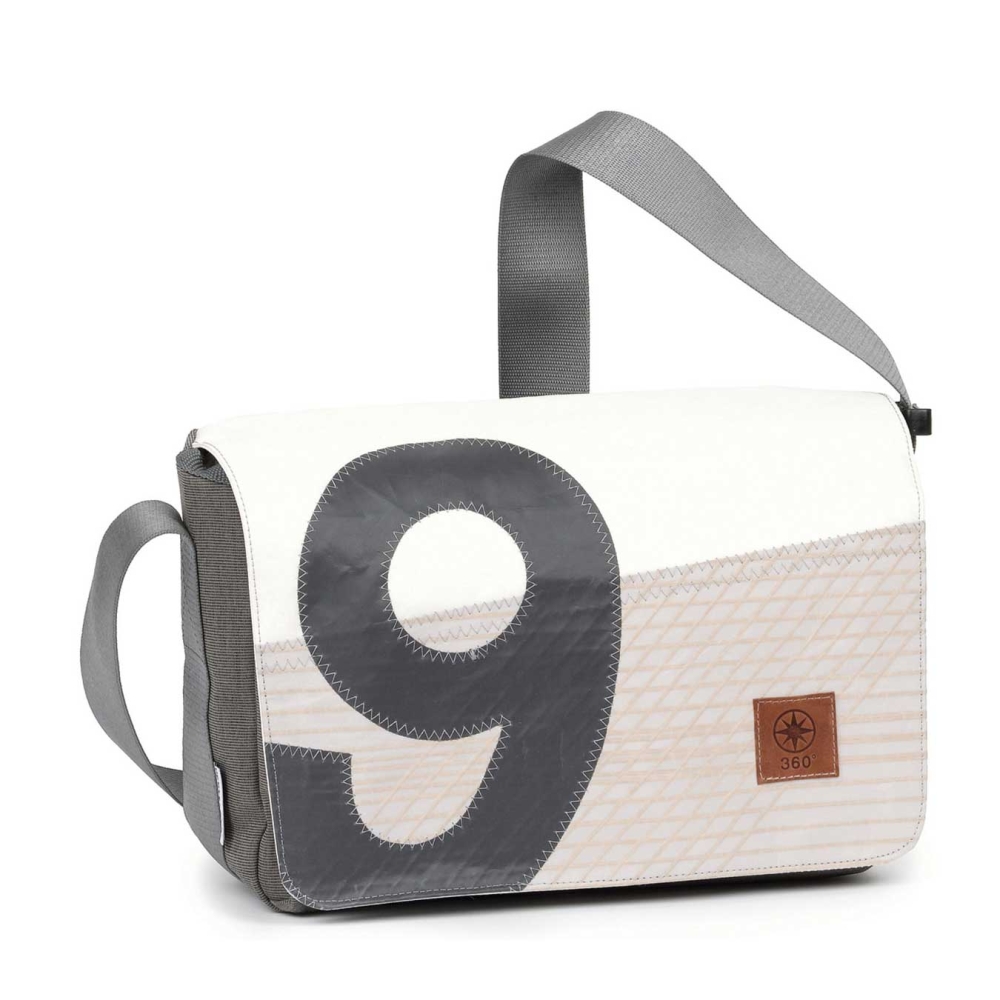 360 Grad Barkasse Mini Tweed/Kevlar Zahl grau