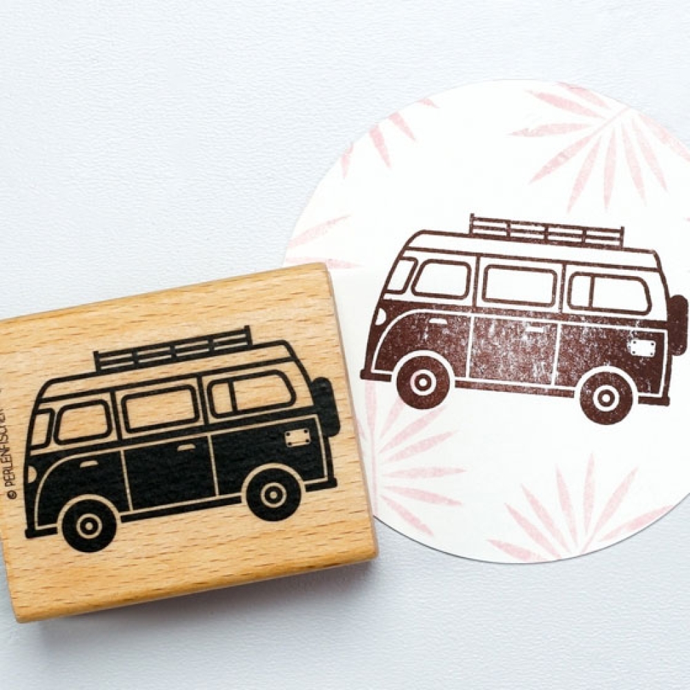 Perlenfischer Stempel Sommer: BUS