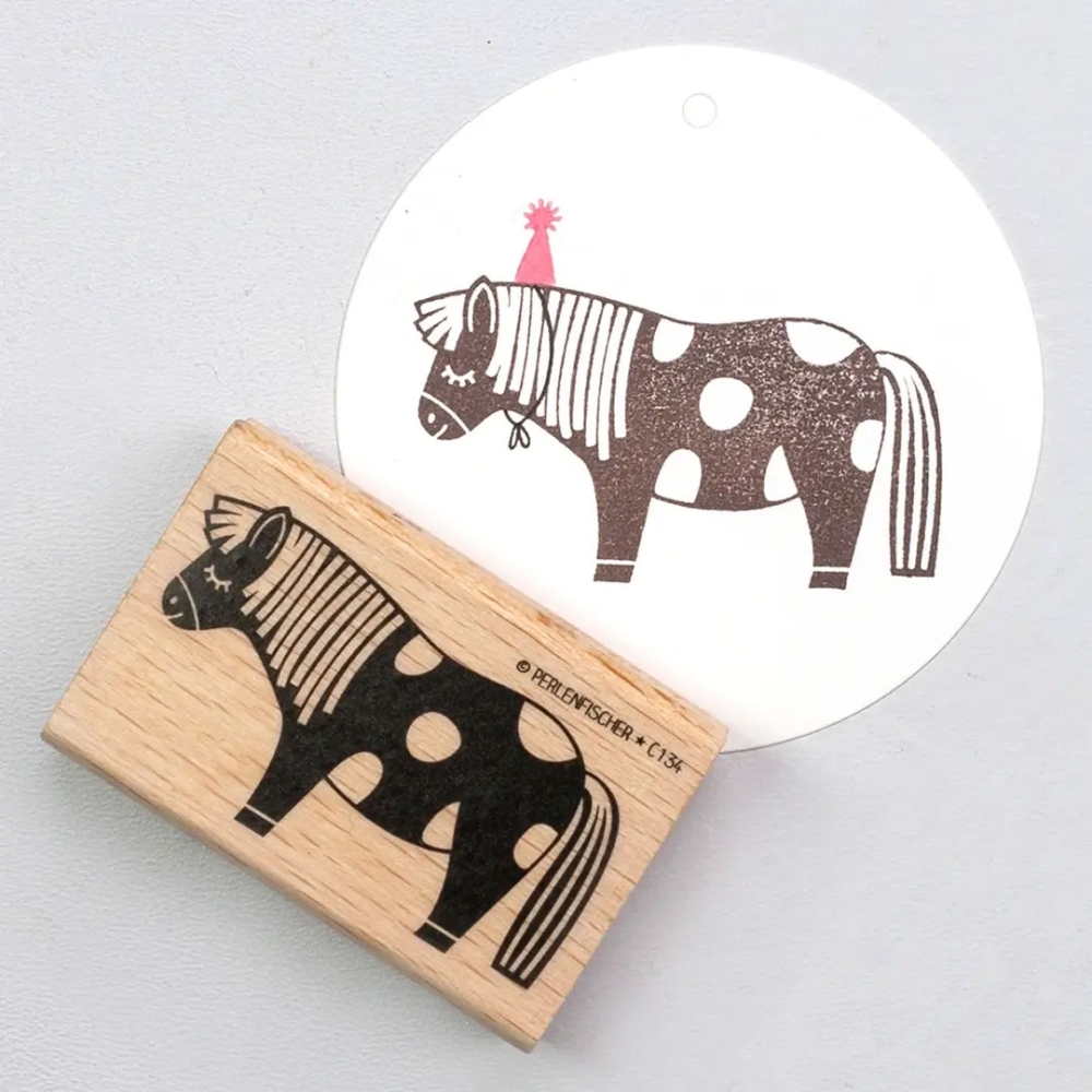 Perlenfischer Stempel Tiere: PONY
