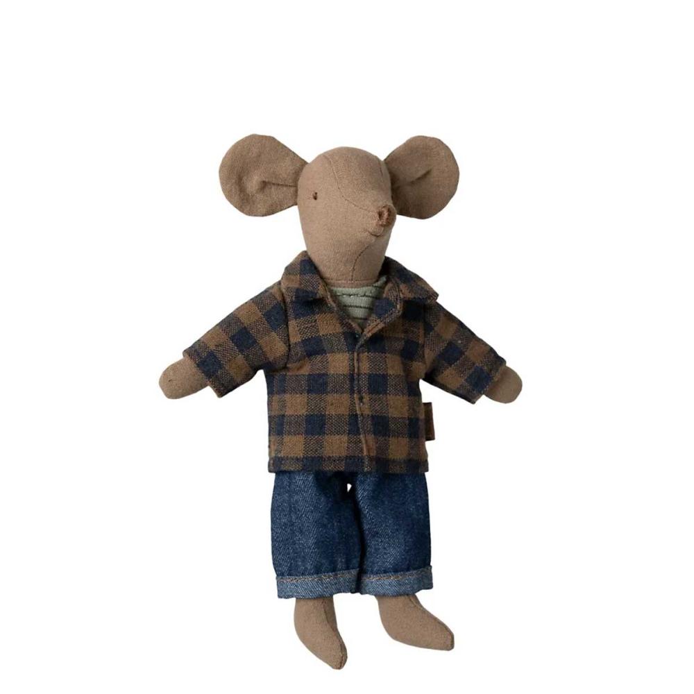 Maileg Papa Maus hellbraun