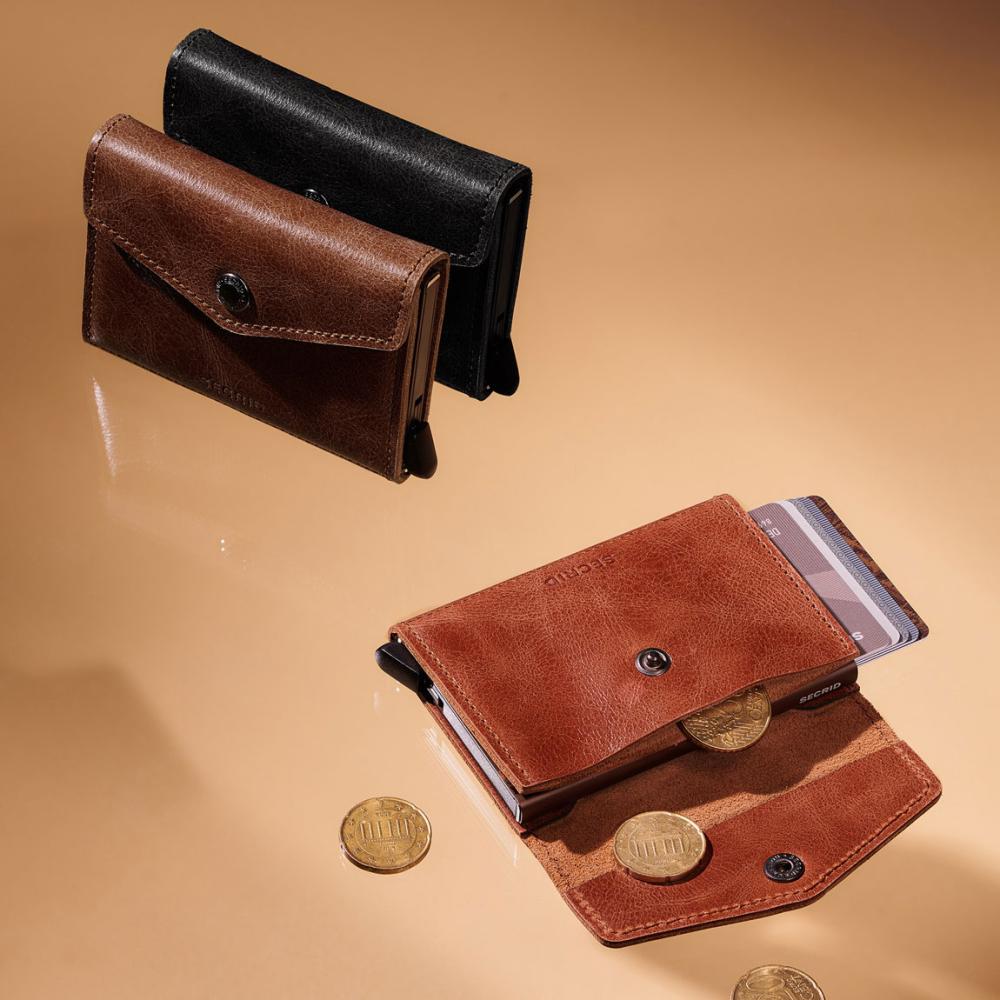 SECRID Geldbörse Envelope Wallet Vintage Leder