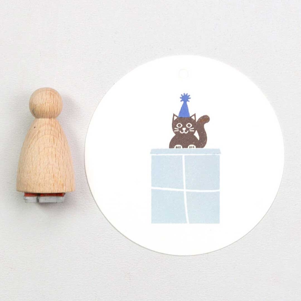 Perlenfischer Stempel Tiere: KATZE klein