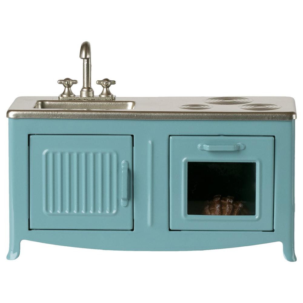 Maileg Mäuse KÜCHE blau