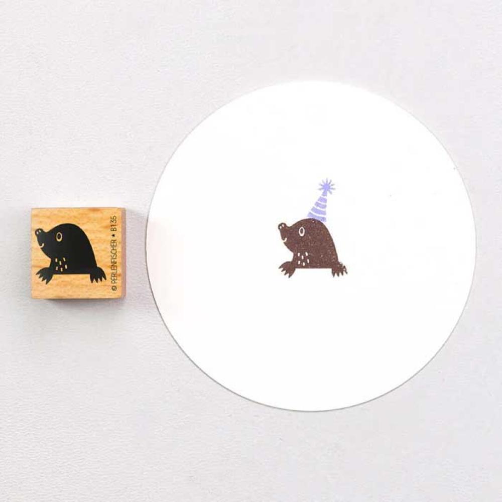 Perlenfischer Stempel Tiere: MAULWURFBABY