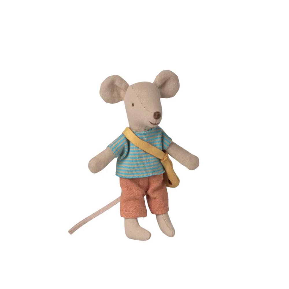 Maileg Maus kleiner Bruder mit Tasche