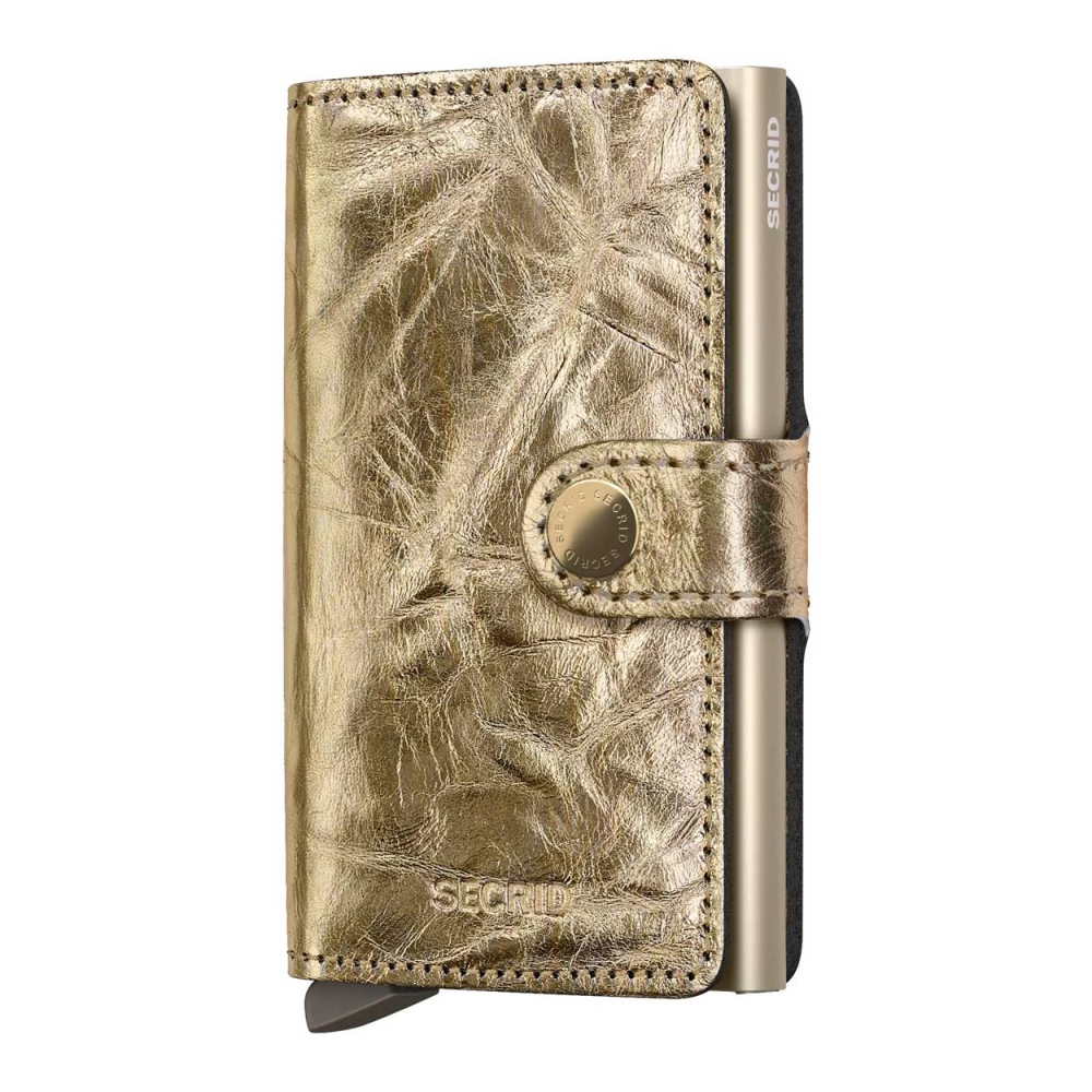 SECRID Geldbörse Miniwallet crunch gold