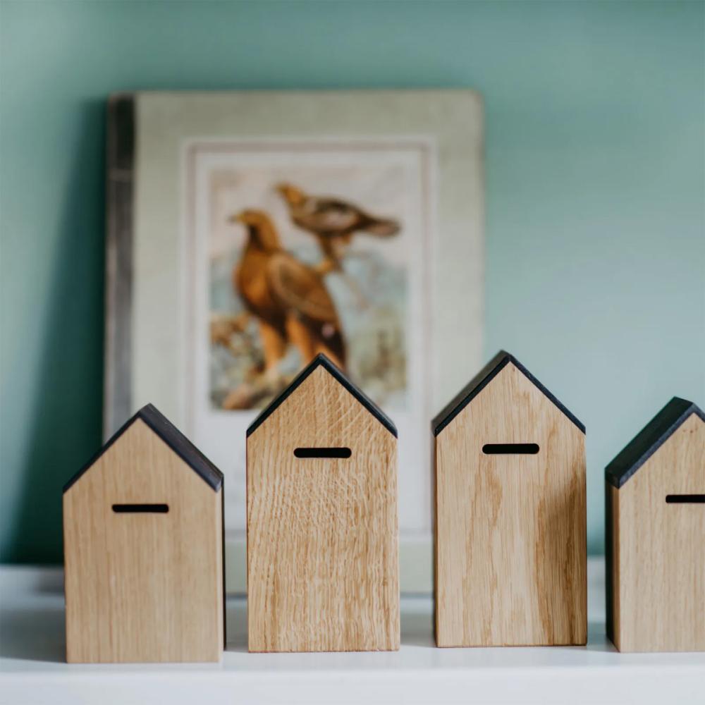 Side by Side Sparhaus aus Eiche