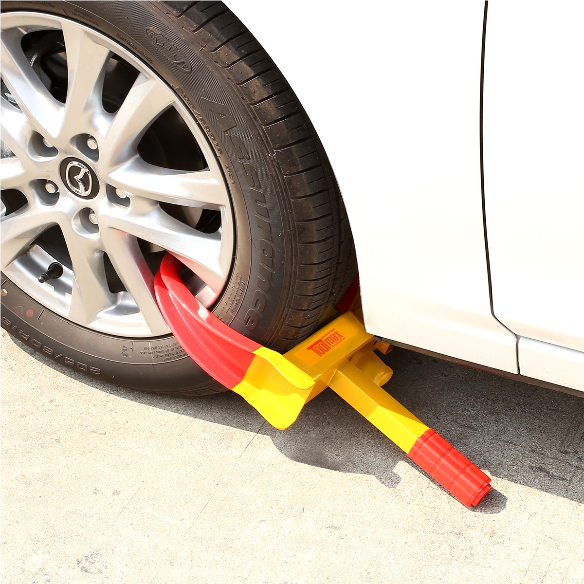 Radkralle Diebstahlsicherung Wegfahrsperre Parkkralle Reifenkralle Pkw Anhänger