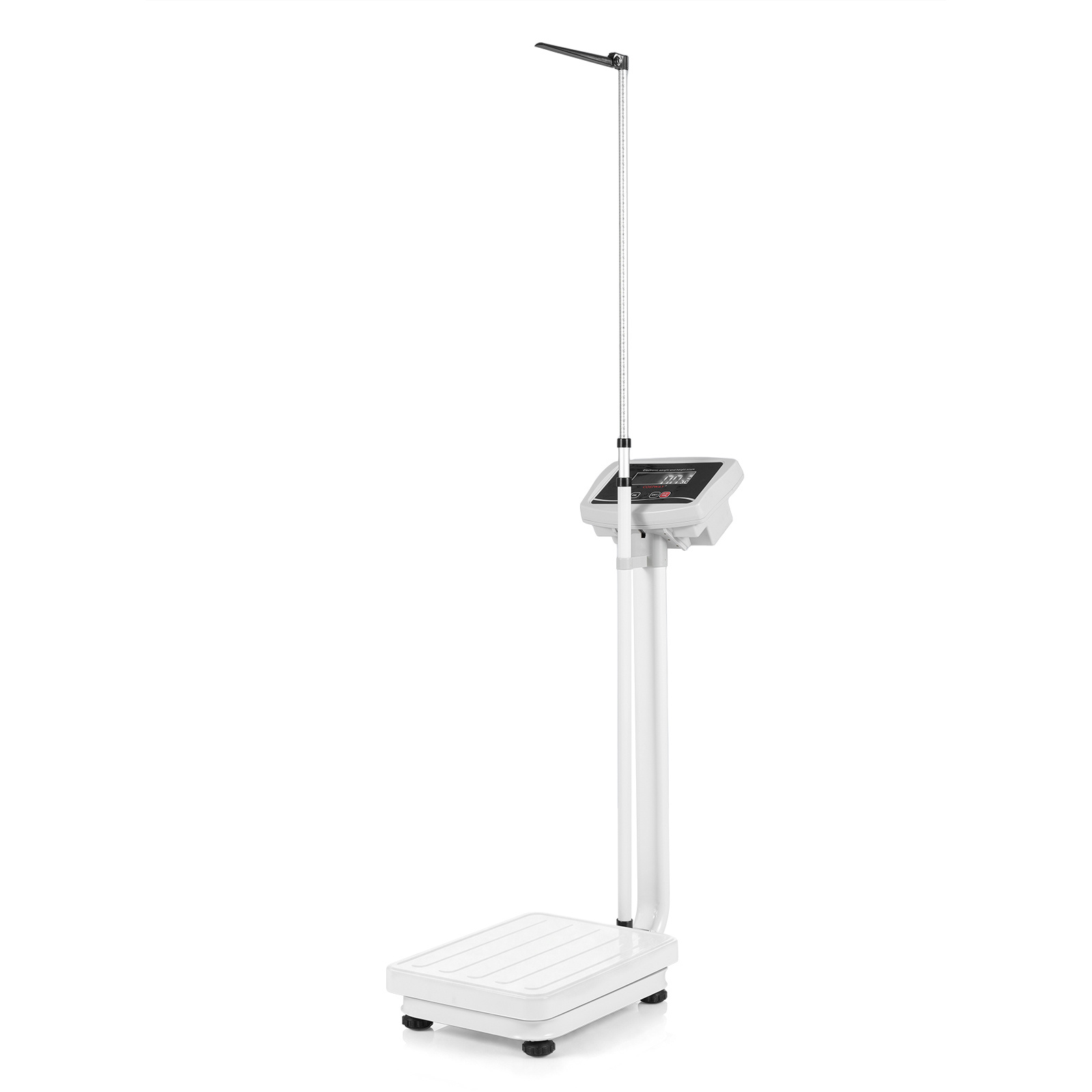 Höhen- & Gewichtsmesser Körpergröße 75-203 cm Gewicht 0,02-180 kg mit LED-Display