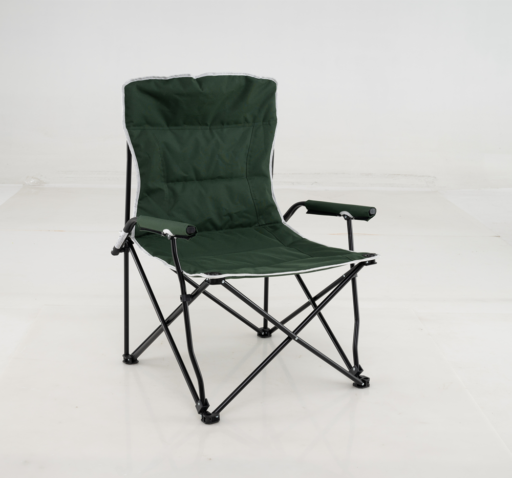 Campingstuhl faltbar mit Schirm Klappstuhl mit gepolstertem Sitz & Rückenlehne bis 150 kg belastbar