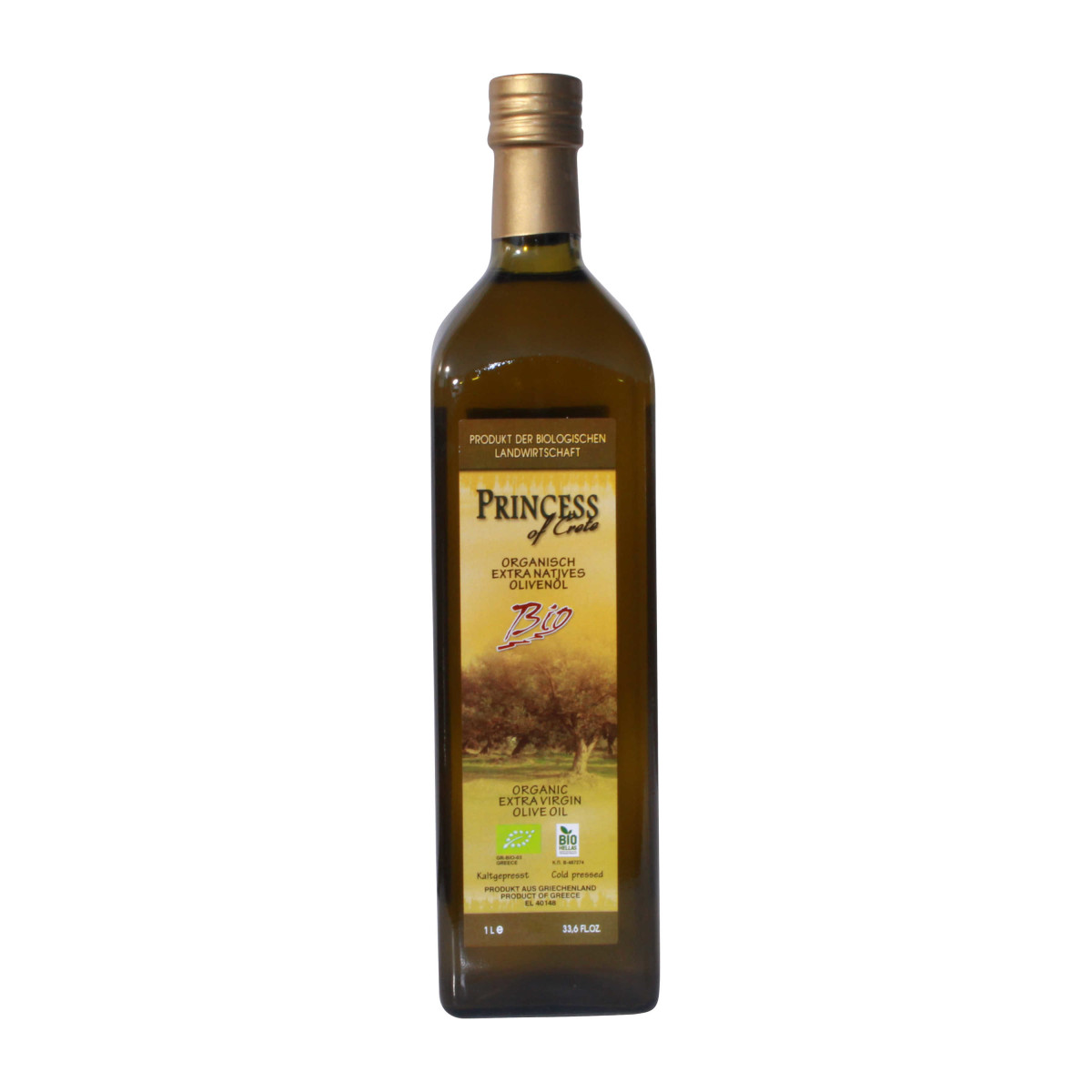 BIO Olivenöl Princess of Crete Marasca (1L Flasche)