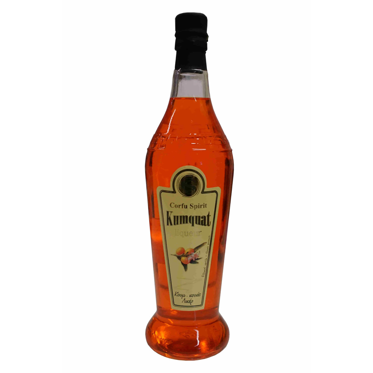Likör Kumquat 1000ml Flasche von Corfu Spirit