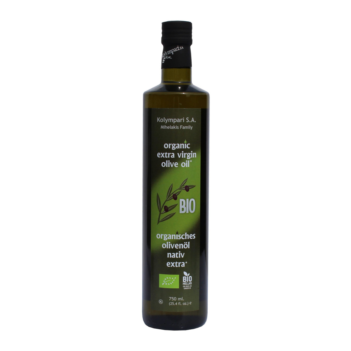 Kolympari Bio Extra Natives Olivenöl Mihelakis (750ml Flasche)