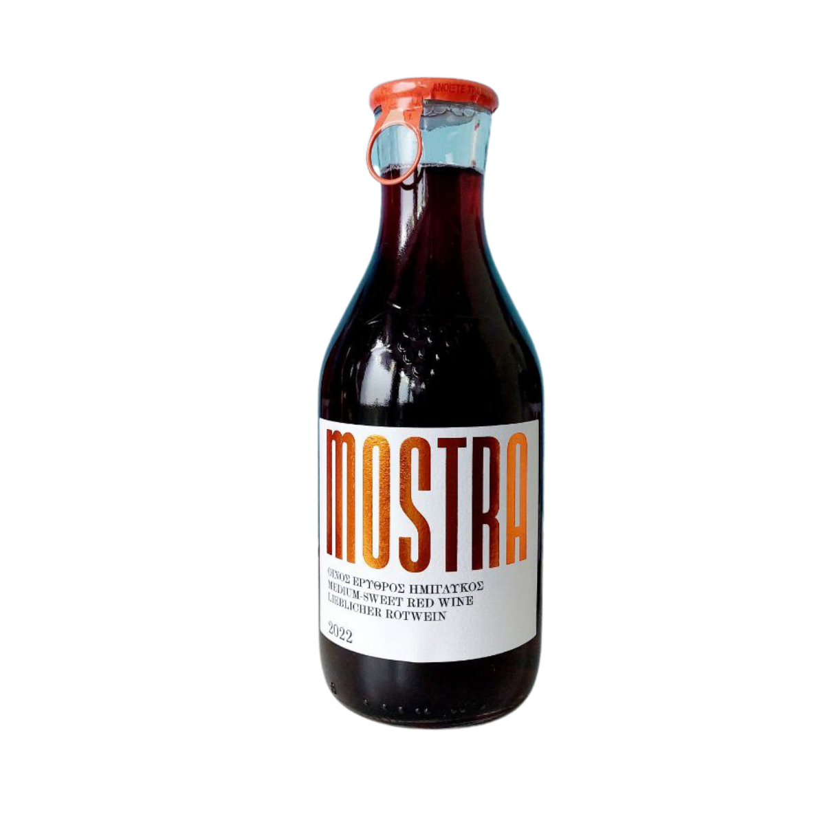 Mostra Rotwein trocken 500ml Flasche von Tsililis