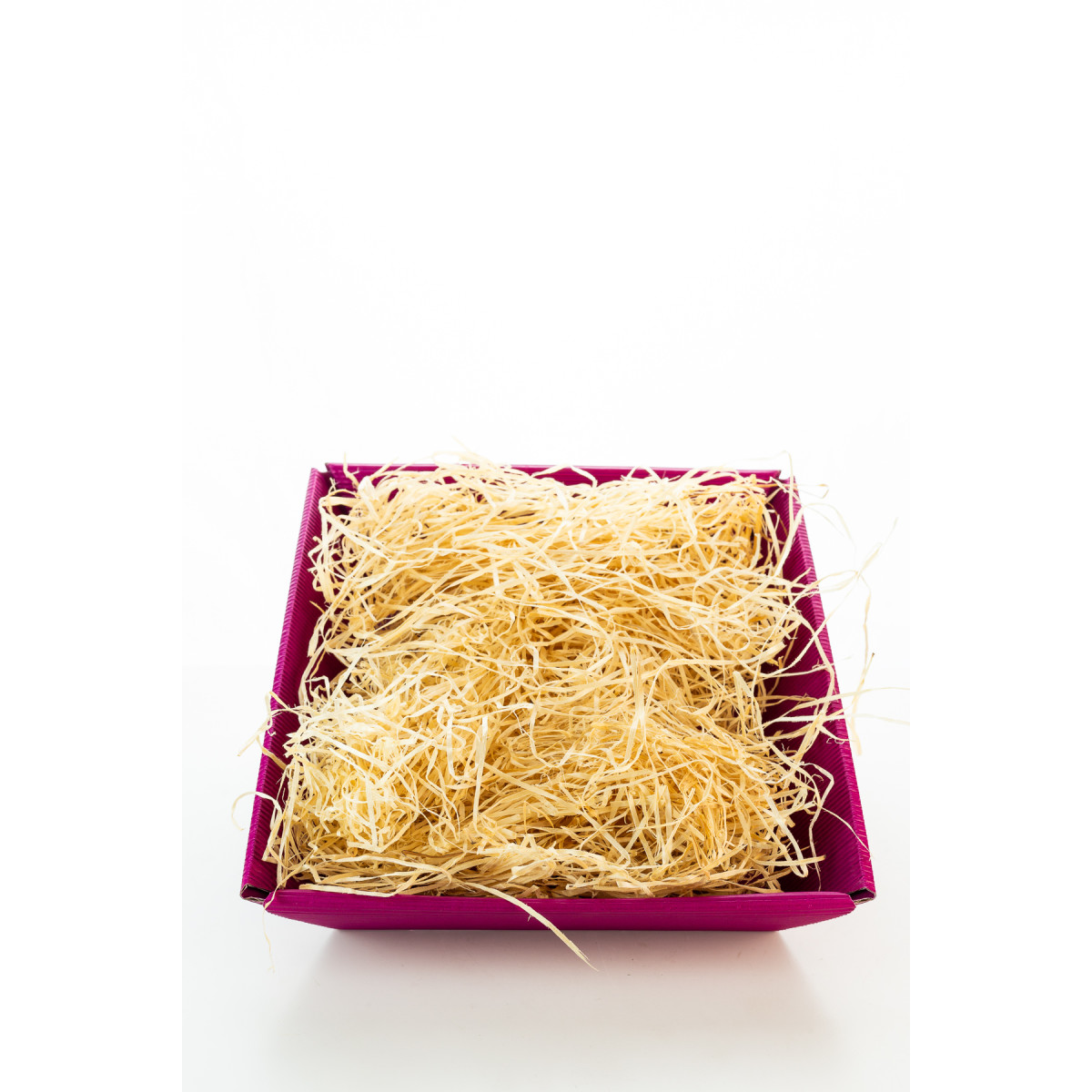 Präsentkorb Classic, fuchsia, mini, 20x17x5,5 cm inkl. Holzwolle