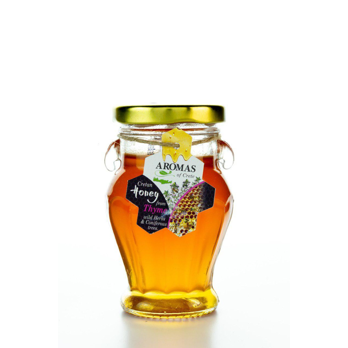 Aromas of Crete Honig Thymian, wilden Kräutern & Nadelbäumen 120g...