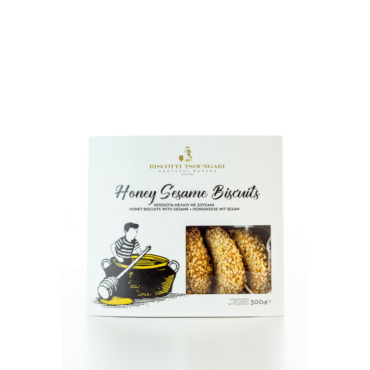 Biscotti Leckeres Honig Gebäck mit Sesam (300g)