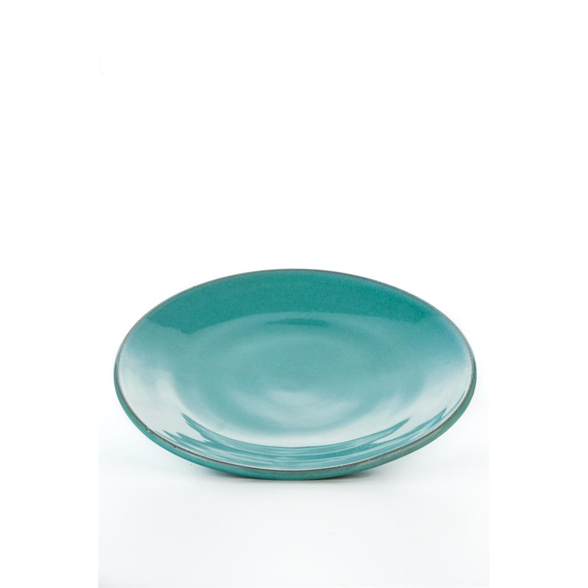 Hydria Original handgemachter Teller 20cm von Kreta - türkis