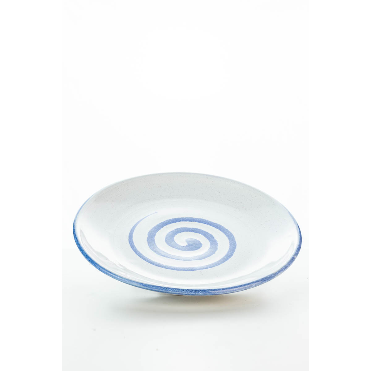 Hydria Original handgemachter Teller ca. 24cm von Kreta - blau weiß