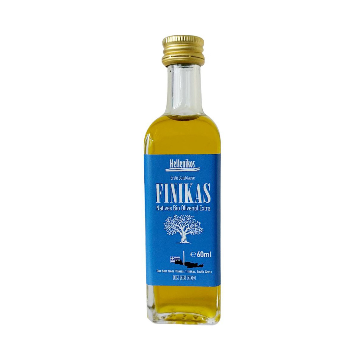 Hellenikos Finikas BIO Olivenöl extra nativ 60 ml Flasche