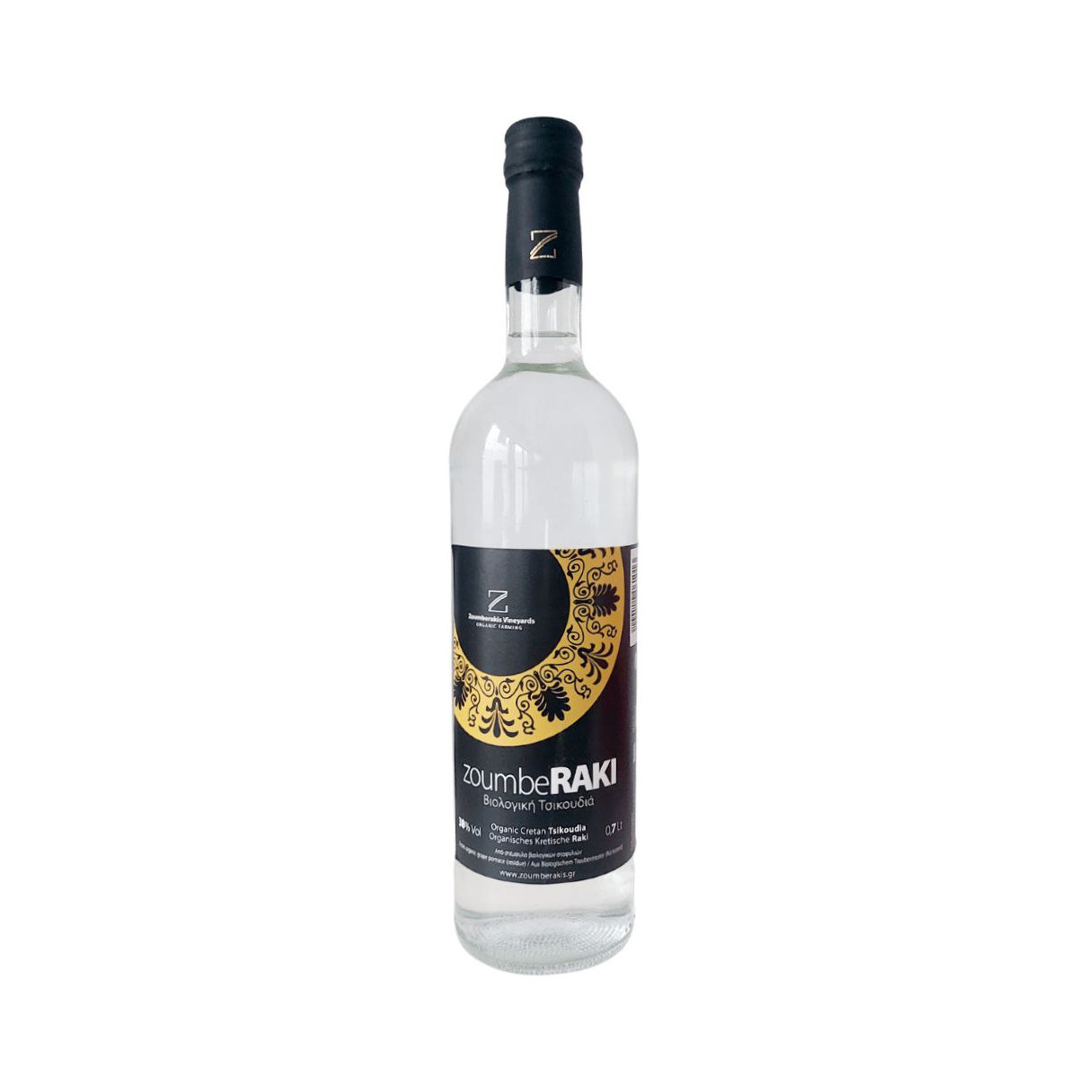 Kretische Bio-Tsikoudia (700ml /38%) Zoumberakis