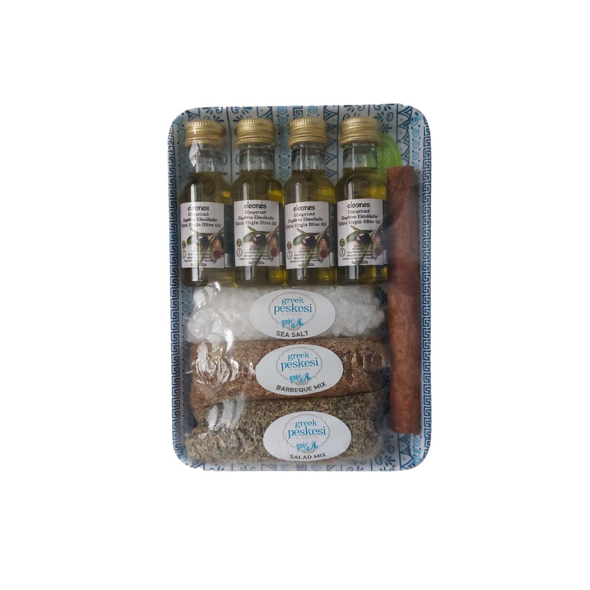 Geschenkbox mit klein Tablett & Gewürze Cretosophy