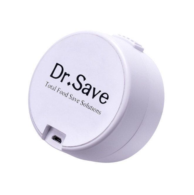 culinario Handvakuumierer Dr. Save in weiß, aus Kunststoff, schnell und unkompliziert, mit Akku und USB-Ladekabel