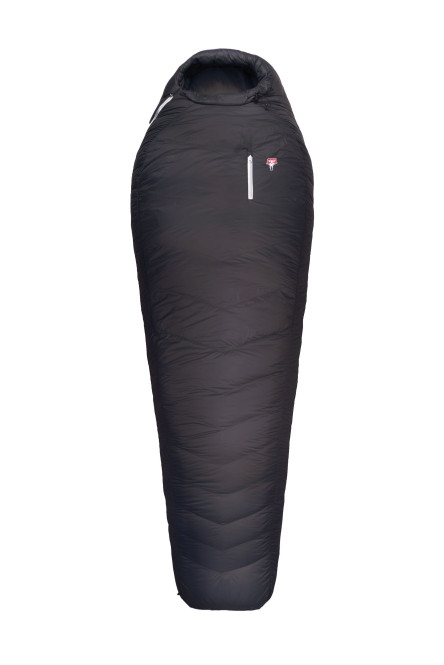 Grüezi bag Biopod Down Hybrid Ice Extreme 190 Extra weiter Winter Schlafsack mit Heizelement, 1700g, Packmaß Ø21x31 cm, bis 190cm Körpergröße