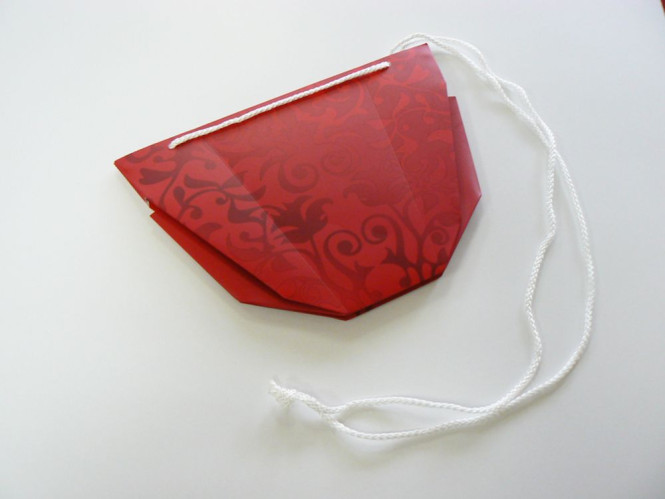 ID Selection Blumentaschenvase, Blumen pflanzen, transportieren, aufbewahren in einem Blumentopf als Tasche , Rubin-Rot