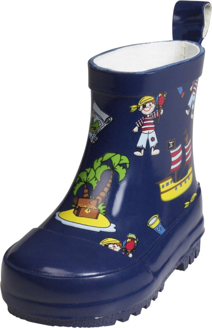 Playshoes Gummistiefel Allover-Druck (marine), Größe: 18