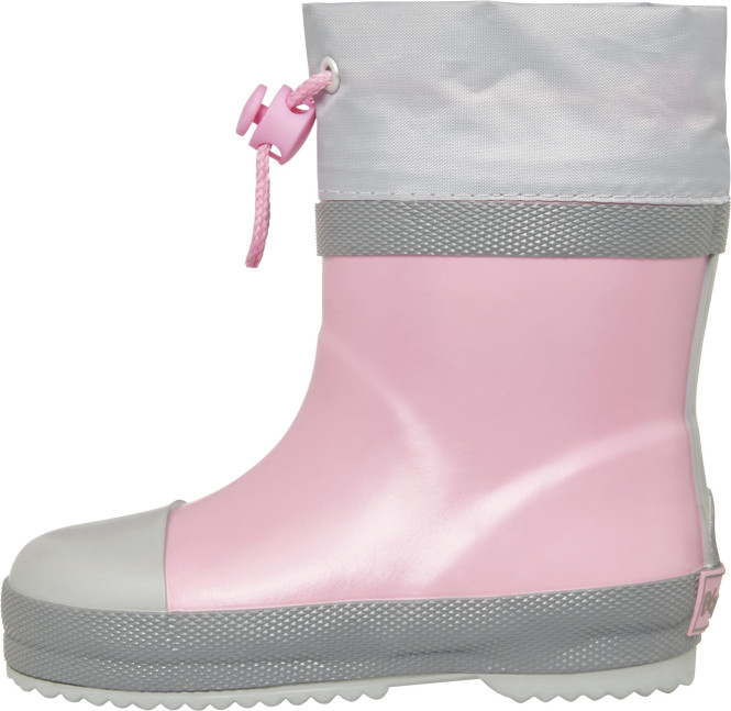 Playshoes Kinder Gummistiefel Halbschaft Basic gefüttert, Größe: 19, Farbe: rosa